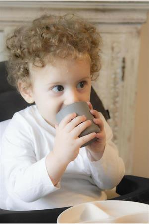 Babyjem Silikon Bardak  Gri 714