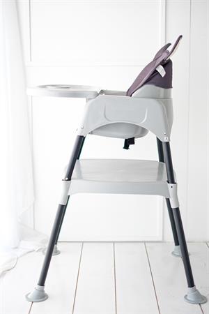 Babyjest Bear 3in1 Çalışma Masalı Mama Sandalyesi Gri