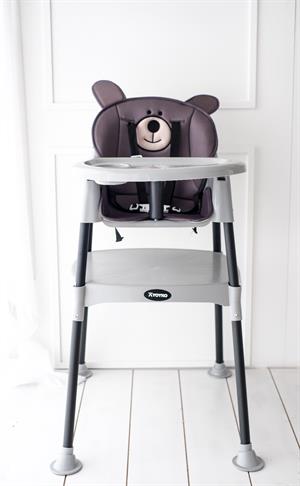 Babyjest Bear 3in1 Çalışma Masalı Mama Sandalyesi Gri