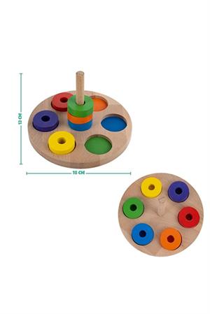 Bee Smart Halkalar ve Renkler Eğitici Oyuncak Öğretici Geliştirici Oyuncak Çocuk Için Hediye