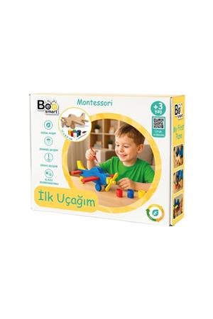Bee Smart İlk Uçağim Ahşap Boyama Seti Bs5873