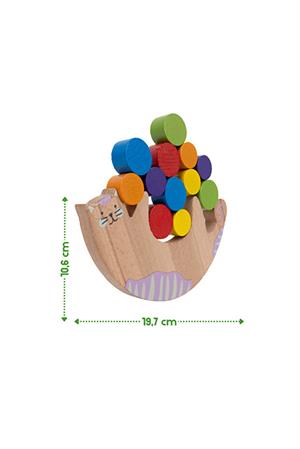 Bee Smart Kedi Denge Oyunu Geliştirici Öğretici Çocuk Oyuncağı Denge Oyunu Eğlenceli Oyuncak Aktivite