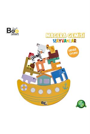 Bee Smart Macera Gemisi: Hayvanlar Nuhun Gemisi Denge Oyunu Montessori Eğlenceli Oyun