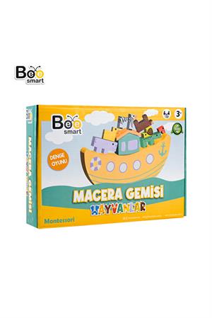 Bee Smart Macera Gemisi: Hayvanlar Nuhun Gemisi Denge Oyunu Montessori Eğlenceli Oyun
