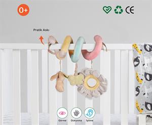 Been Spıral Stroller Toy/spiral Puset Oyuncağı Multıcolor