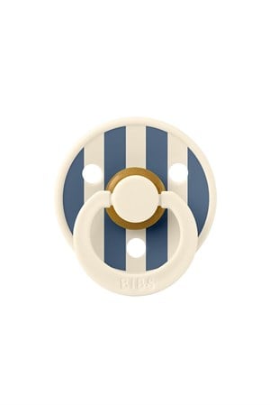 Bibs Studio Colour Block Kauçuk Emzik- Ivory/steel 0-6 Ay