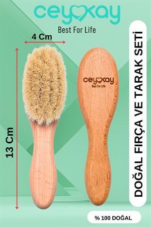 Cey&Kay Yeni Doğan Bebek Fırça Tarak Seti 2 Li
