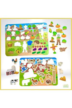 Cey&kay Manyetik Çiftlik Oyun Seti 87 parça