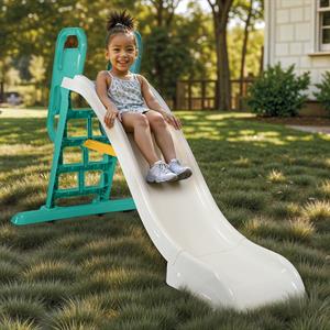 Dolu 2 Sı 1 Arada Büyük Su Kaydırağı Mavi 114 Cm 85 Cm 189 Cm