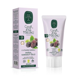 Eyüp Sabri Tuncer Doğal Karadut Özlü 2-6 Yaş Çocuk Diş Macunu 60 ml