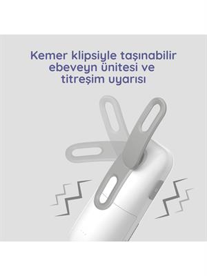 Hubble Sense Glow Pro Gece Işıklı ve Projektörlü Taşınabilir Bebek Telsiz