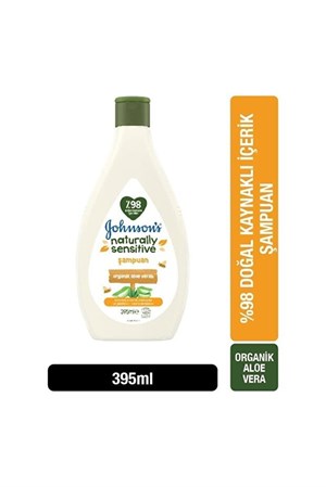 Johnsons Baby Natural Organik Şampuan 395ml