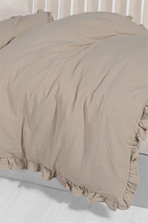 Kanz - 2 Kat Fırfırlı Bebek Müslin Nev.(knz-023) 152.01.0261.Bej---------