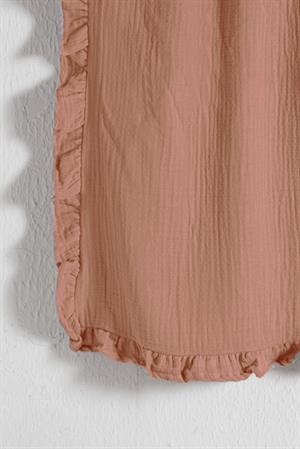 Kanz - 4 Kat Fırfırlı Müslin Örtü(knz-019) 152.01.0263.Kiremit-----