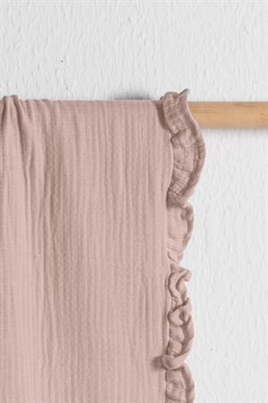 Kanz - 4 Kat Fırfırlı Müslin Örtü(knz-019) 152.01.0263.Pudra-------