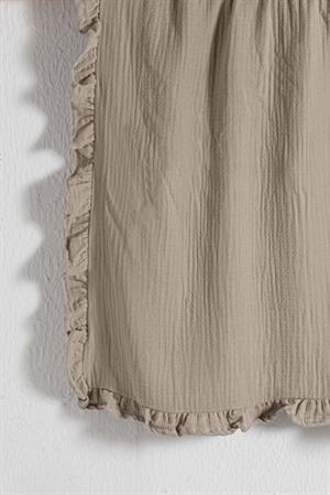 Kanz - 4 Kat Fırfırlı Müslin Örtü(knz-019) 152.01.0263.Bej---------