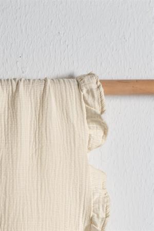 Kanz - 4 Kat Fırfırlı Müslin Örtü(knz-019) 152.01.0263.Krem-----