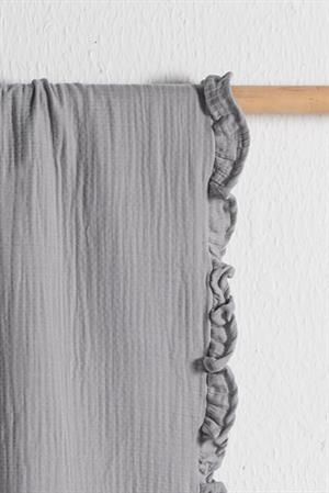 Kanz - 4 Kat Fırfırlı Müslin Örtü(knz-019) 152.01.0263.Gri---------