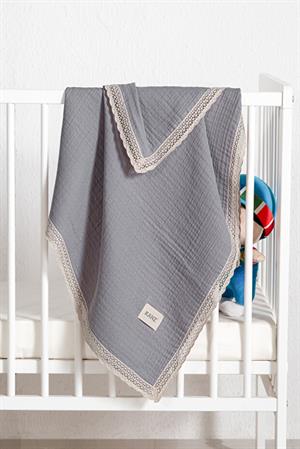 Kanz - 4 Kat Kopanaki Müslin Pike(knz-017) 152.01.0255.Gri-----