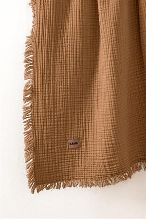 Kanz - Bebek 4 Kat Müslin Örtü(knz-027) 153.01.0194.Karamel-----