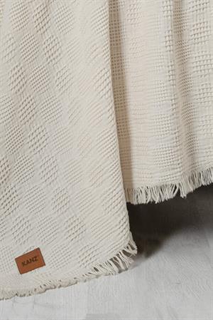 Kanz - Bebek Waffle Müslin Nakışlı Pike (knz-021) 152.01.0257.Ponny-------