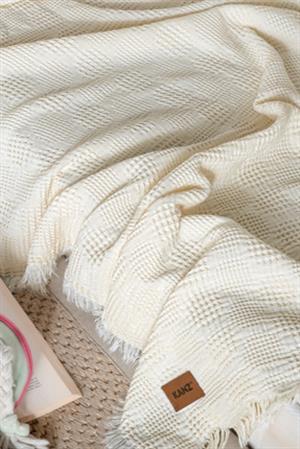 Kanz - Bebek Waffle Müslin Pike(knz-022) 153.01.0200.Meliskrem---