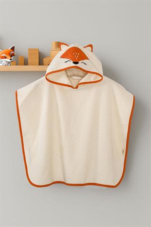 Kanz - Nakışlı Havlu Panço 2-3 Yaş(knz-038) 153.01.0221.Fox-Kiremit-