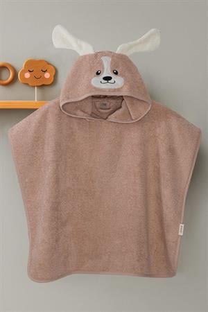 Kanz - Nakışlı Havlu Panço 2-3 Yaş(knz-038) 153.01.0221.Dog-Bej-----