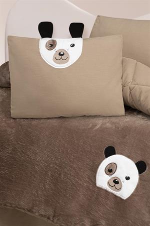 Kanz - Nakışlı Welvet Yorgan Seti(knz-012) 152.01.0278.Bear--------