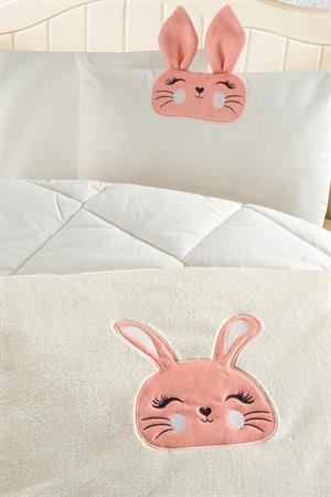 Kanz - Nakışlı Welvet Yorgan Seti(knz-012) 152.01.0278.Bunny-------