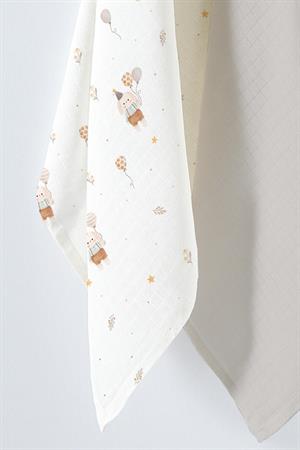 Kanz - Omuz Bezi Müslin 2 Li(knz-015) 152.01.0273.Balloon-Bear