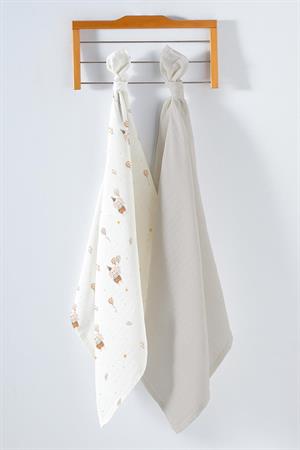 Kanz - Omuz Bezi Müslin 2 Li(knz-015) 152.01.0273.Balloon-Bear