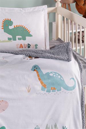 Kanz - Polarlı Bebek Battaniye Seti(knz-008) 152.01.0265.Dınosaur----