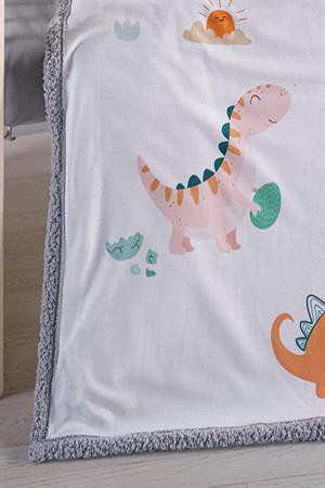 Kanz - Polarlı Bebek Battaniye Seti(knz-008) 152.01.0265.Dınosaur----