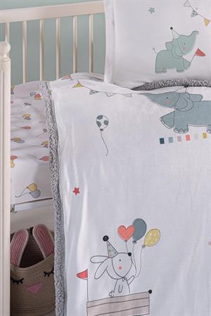 Kanz - Polarlı Bebek Battaniye Seti(knz-008) 152.01.0265.Elephant----