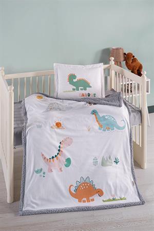 Kanz - Polarlı Bebek Battaniye Seti(knz-008) 152.01.0265.Dınosaur----