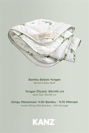 Kanz Bebek Bambu Dolgulu Yorgan 95X145 Knz-033