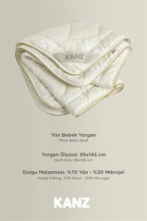 Kanz Bebek Yün Dolgulu Yorgan 95X145 Knz-034