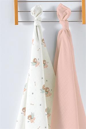 Kanz Çok Amaçlı Bebek Müslin Örtüsü 2Li Set - Ballerina