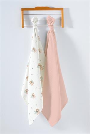 Kanz Çok Amaçlı Bebek Müslin Örtüsü 2Li Set - Ballerina