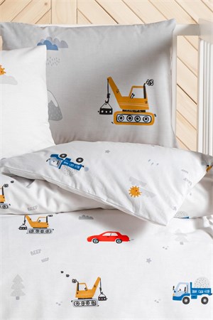 Kanz Dıgger Cars  Bebek Nevresim Takımı