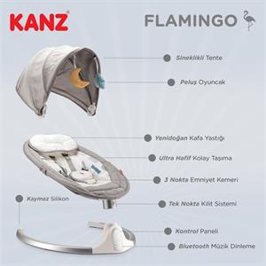 Kanz Flamingo Plus Elektrikli Ana Kucagı Gri