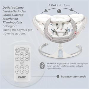 Kanz Flamingo Plus Elektrikli Ana Kucagı Gri