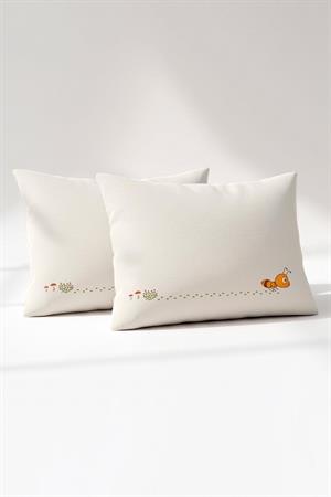 Kanz Pamuklu Yastık Kılıfı 35*45 Tıny Ant 2li