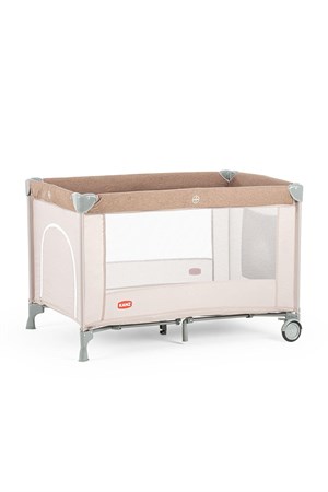 Kanz Pure&Sımple Park Yatak Oyun Parkı Kahve 70*110