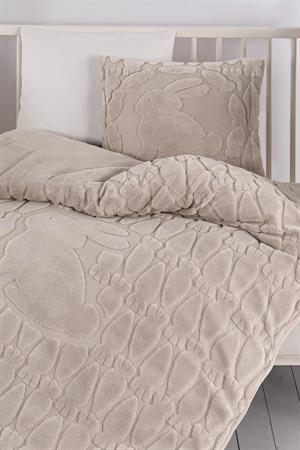 Kanz Rabbit Welsoft Nevresim Takımı Bej