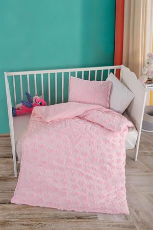 Kanz Star Welsoft Nevresim Takımı Pudra