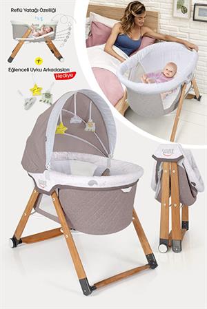 Kiwi Sleeper Ahşap Beşik Kahve