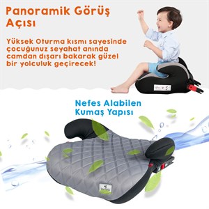 Lorelli Sirius New Isofix Oto Koltuğu Yükseltici – Grey