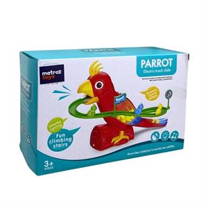 Matrax Pilli Kaydırak Papağan Müzikli Oyuncak